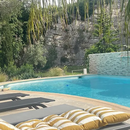 La Villa Des Carriers- Maison Avec Piscine Proche Mer Roquefort-les-Pins Exterior photo