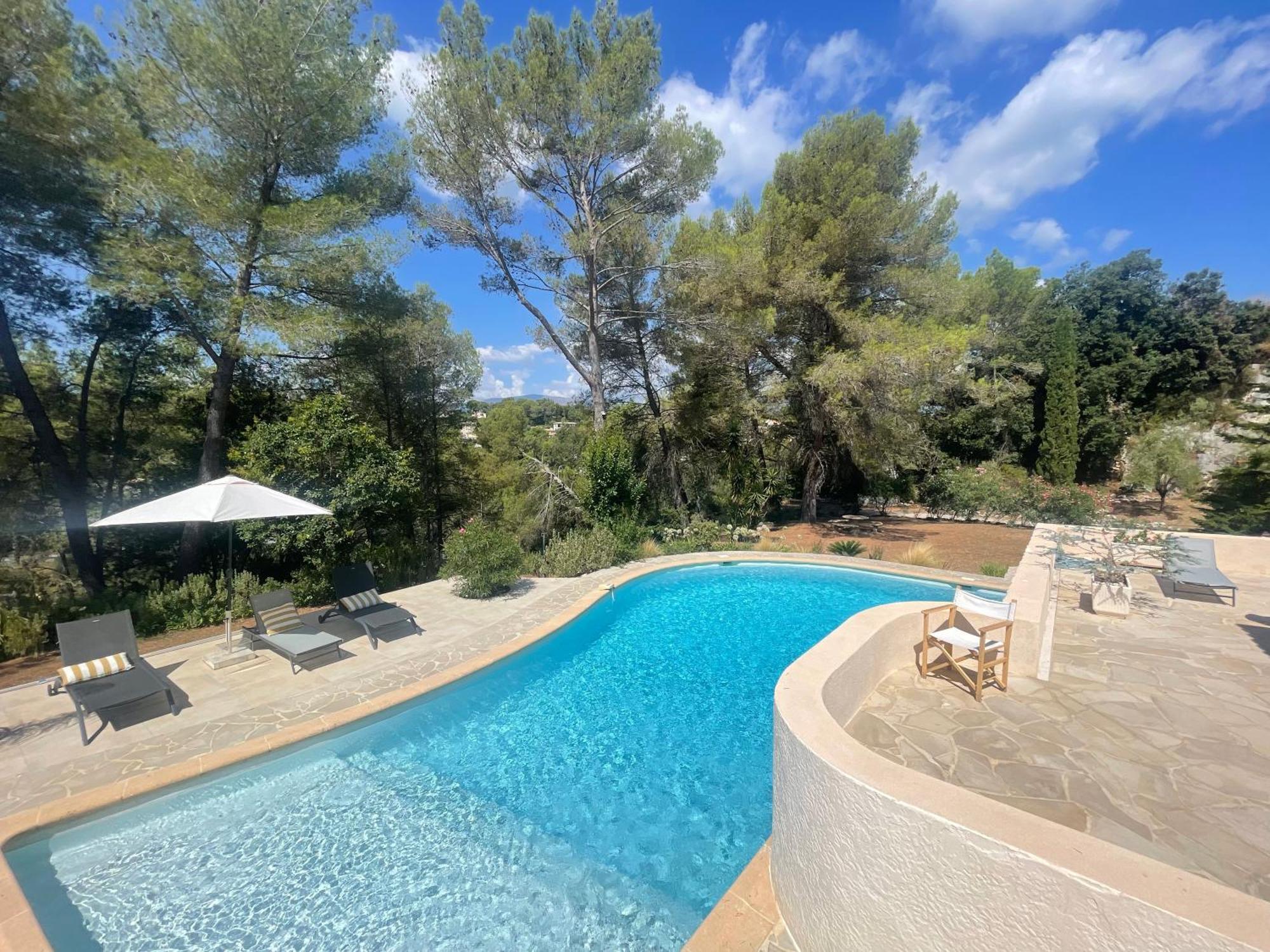 Villa La Des Carriers- Maison Avec Piscine Proche Roquefort-les-Pins